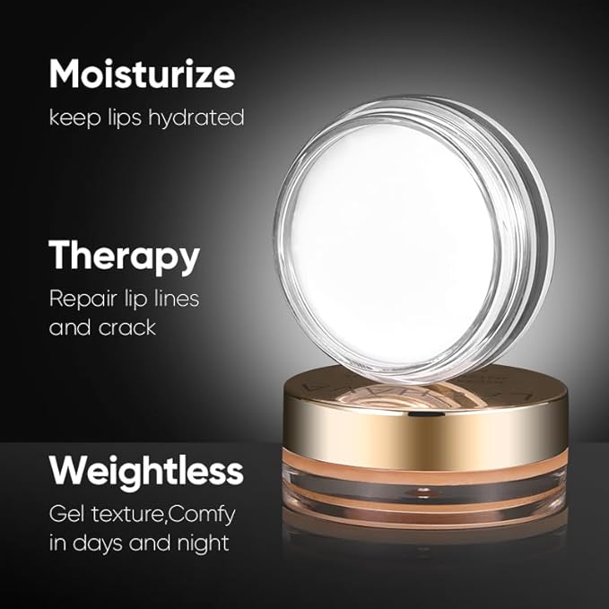 3Pcs Lip Care Set, Exfoliator Lip Sugar Scrub, Lip Mask and Plumping Lip Oil, Effectively Moisturizes Lip Clear, Repairs Dry Lips