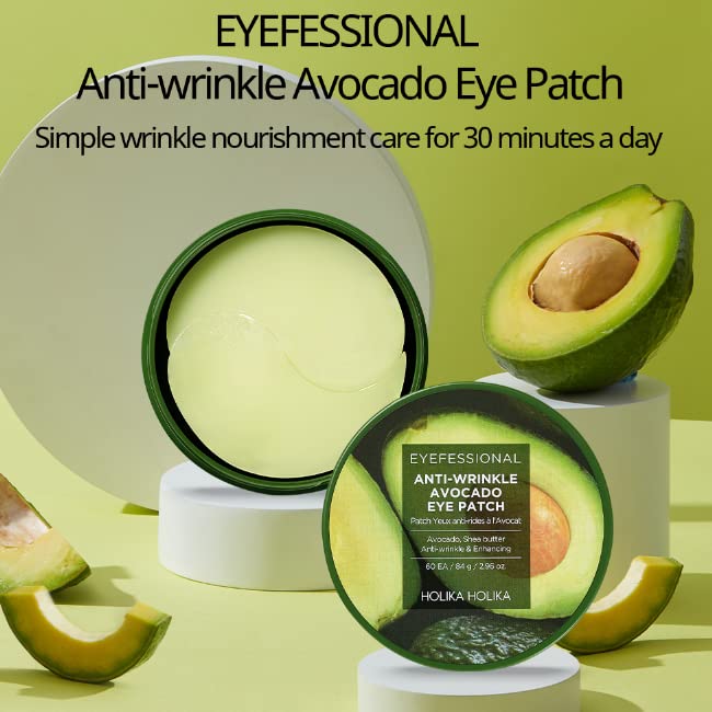 HOLIKA HOLIKA Eyefessional Eye Patch (Anti-wrinkle Avocado)