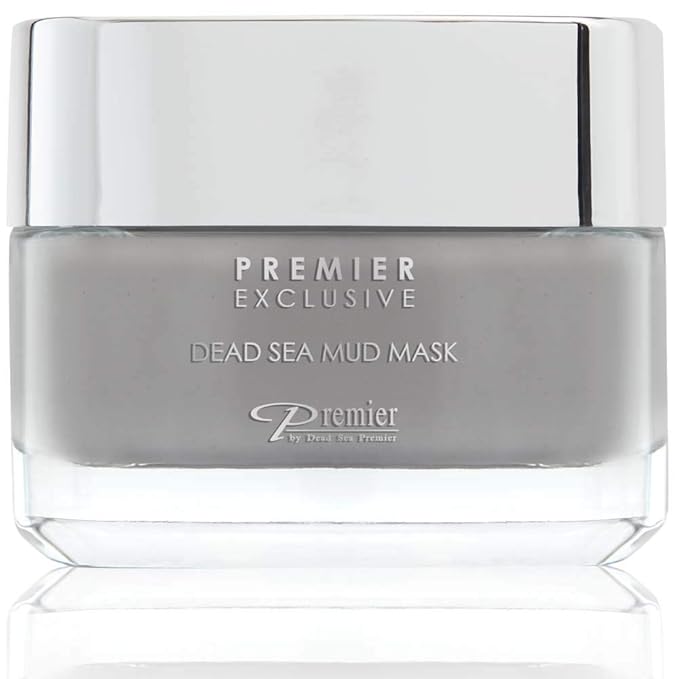 Dead Sea Mud Face MASK Premier Dead Sea online Exclusive, natural formula, wrinkle reducer, anti-aging, pore minimizer, witch hazel, aloe vera, minerals, vitamins, nutrients, antioxidants 1.7FL.oz