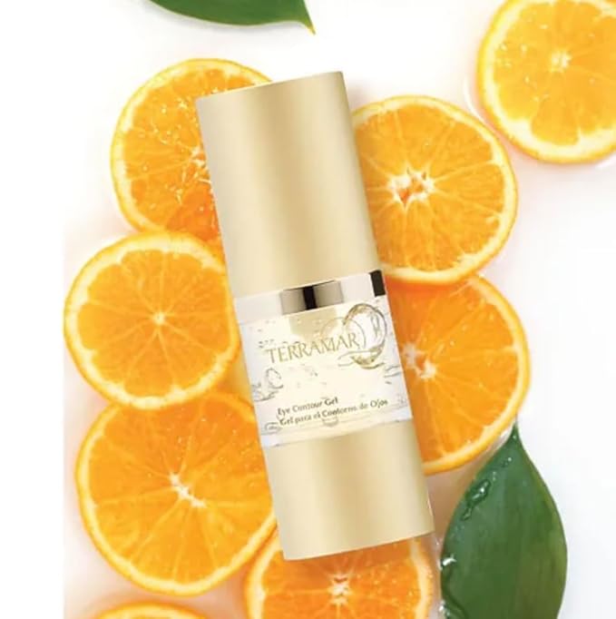 Terramar eye contour gel - Reduces Puffiness & Dark Circles, Hydrates & Smooths Fine Lines with Caffeine & Botanical Extracts