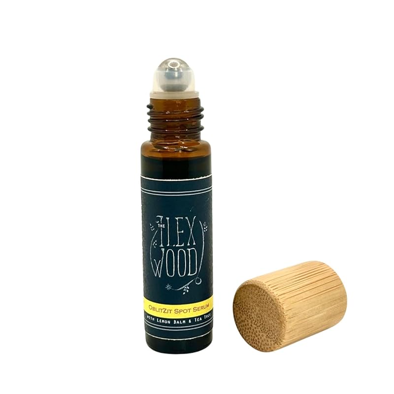 The Ilex Wood - Oblitzit - Spot Treatment Serum with Tea Tree and Lemon Balm, Natural Vegan Formula - 10ml (0.34 fl oz)