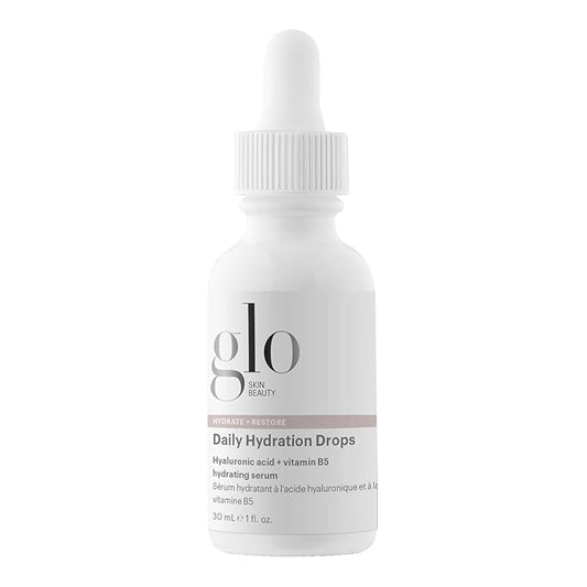 Glo Skin Beauty Daily Hydration Drops - Hyaluronic Acid & Vitamin B5 Hydrating Face Serum