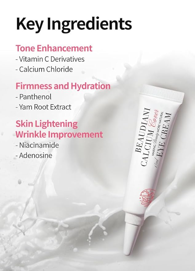 Korean Under Eye Cream – Hydrating Formula for Puffiness, Dark Circles & Fine Lines – Lightweight Eye Treatment for Men & Women, 15ml