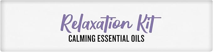 Aura Cacia Essential Oil Relaxation Kit, 4-Pack, Lavender, Patchouli, Sweet Orange, Chamomile, Sweet Basil & Learning Guide