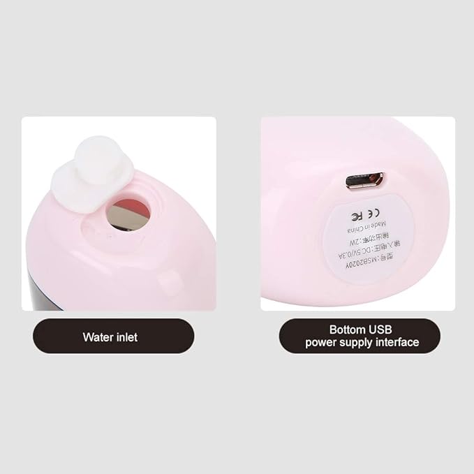 50ml Facial Mister,Mini Portable Handheld Face Steamer USB Facial Spray Face Make-up Beauty Sprayer Machine Cleaning Pores for Facial Hydrating for Skin Care Office and