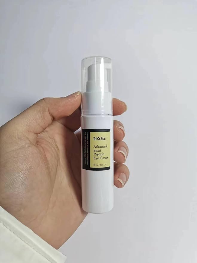 Tristar Advanced Snail Peptide Eye Cream, Anti-Wrinkle, Anti-Aging, Dark Circle Removing, Brightening Night Cream, 73.7% Snail Mucin - 30ml / 1FL Oz – 1 Count