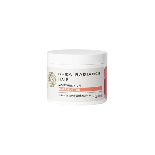 Shea Radiance Moisture Rich Hair Butter w/Unrefined Fair-Trade Shea Butter & Healing Essential Oils | 4oz