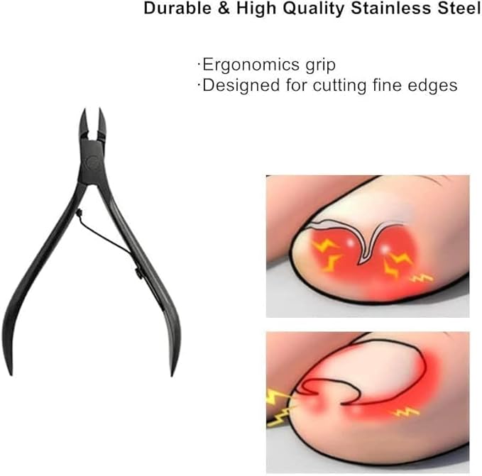 Professional Pedicure Kit, 36 in 1 Stainless Steel Foot Care Kit Foot Rasp Dead Skin Remover for Home & Salon Care, Filer