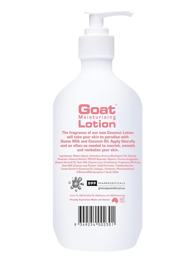 Milk Lotion - Moisturizing - Non Greasy - 17 oz Enriched Milk, Suitable for Dry, Itchy or Sensitive Skin - Made in Australia - Coconut Oil