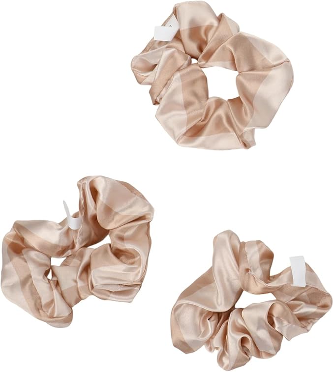 Striped Print 6-Pack Pillowcase, Eye Mask, & Scrunchies Set-Standard