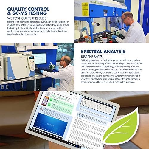 Healing Solutions 1 oz Pine Essential Oil – Organic, Pure, Undiluted – 30ml – Pine Essential Oils for Diffuser