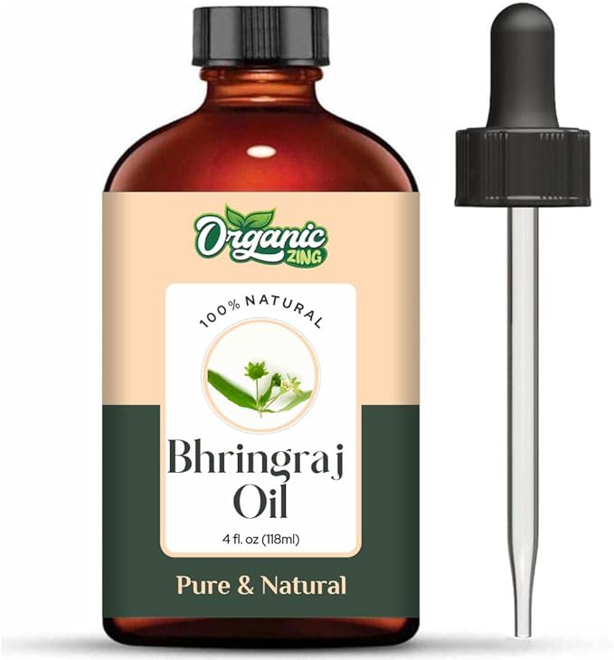 Bhringraj (Eclipta alba) Oil | Pure & Natural Carrier Oil for Skincare, Hair Care & Massage - 118ml/3.99fl oz