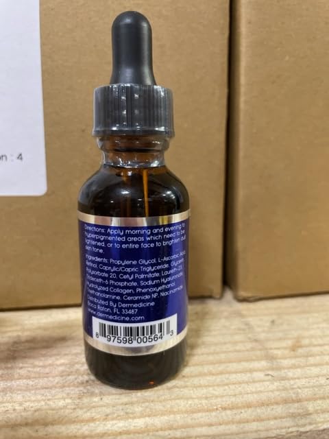 5 in 1 Potent Face Serum with Retinol, Vitamin C, Collagen, Hyaluronic Acid, Niacinamide | May Help Improve Appearance of Fine Lines and Reduce Appearance of Dark Spots | 2 fl oz / 60 ml