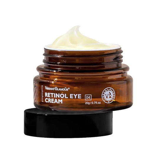 Retinol Eye Cream, Anti-Aging with Vitamin C & Ceramide for Dark Circles, Wrinkles & Fine Lines, Crow’s Feet, 0.7 fl.oz