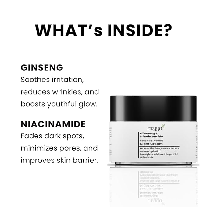 Anti-Aging Night Cream for Fine Lines, Wrinkles, Dark Spots, Pigmentation | Deep Hydration for Glowing, Youthful Skin | Suitable for oily, dry, and sensitive skin 3.52 oz