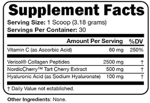 Collagen Beauty Powder™ By Suzy Cohen (3.3 oz) Anti Aging Hydrolyzed Protein Collagen Powder Type I and III for Supple Skin, Shiny Hair & Strong Nails- Unflavored Powder Drink with Verisol- Made in US