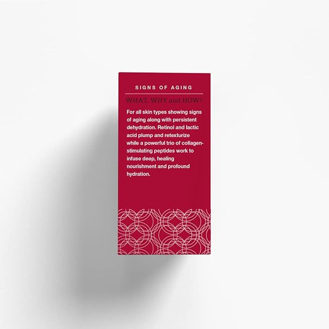 CONTROL CORRECTIVE Ultra Peptide Cream Mask, 2.5 Oz - Advanced Peptide, Retinol & Lactic Acid Anti Aging Mask, Revitalize Collagen & Elastin Production To Smooth Skin, Restores Plumpness & Hydration