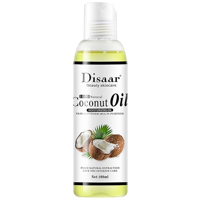 Natural Softening Multi-Purpose Moisturizing Mineral Oil Relive Dry Skin 100ml/3.38fl.oz (Coconut Oil)