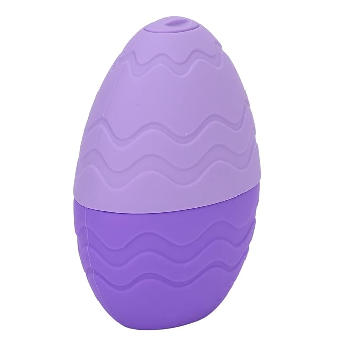 Yosoo Silicone Egg Shaped Eye & Face Puffiness Relief Massage Ice Roller - Portable Ice Facial Roller