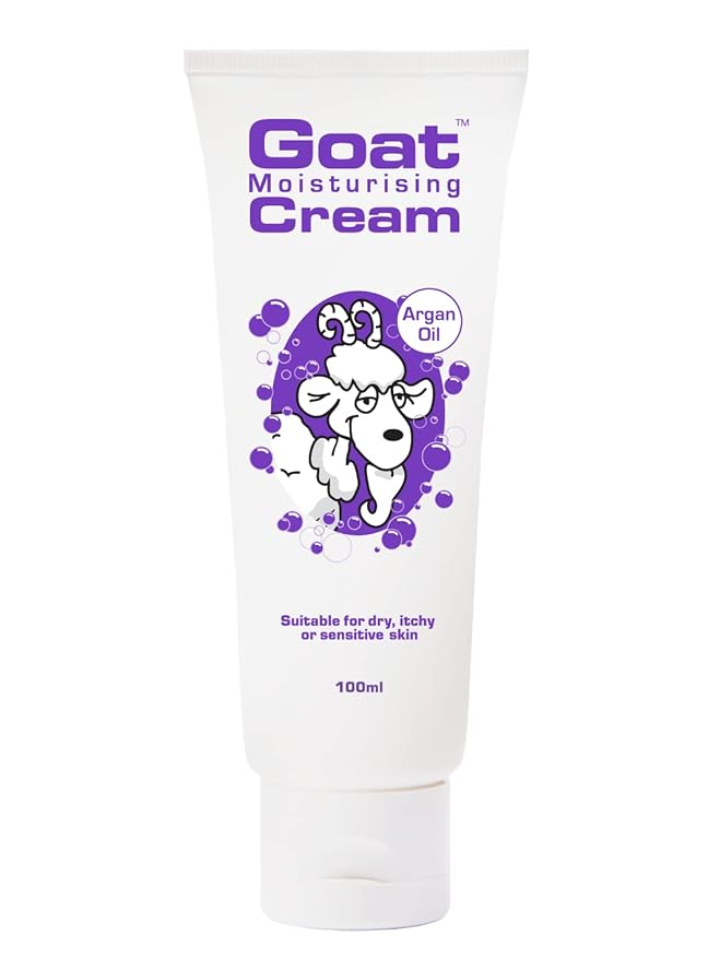 Milk Moisturizing Cream with Argan Oil100ml, Suitable for dry itchy or sensitive skin, Made in Australia