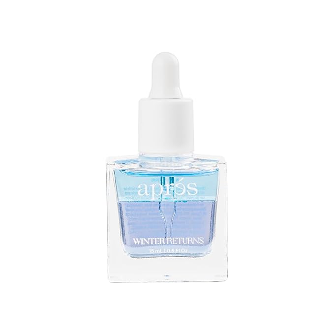 Apres Light & Shadow Cuticle Serum, Nourishing Blend of Almond and Jojoba Oil, Vitamin B and Turmeric, Cuticle Repair Oil 15 mL (15 ml, Winter Returns (Pear, Hyacinth, and Amber))