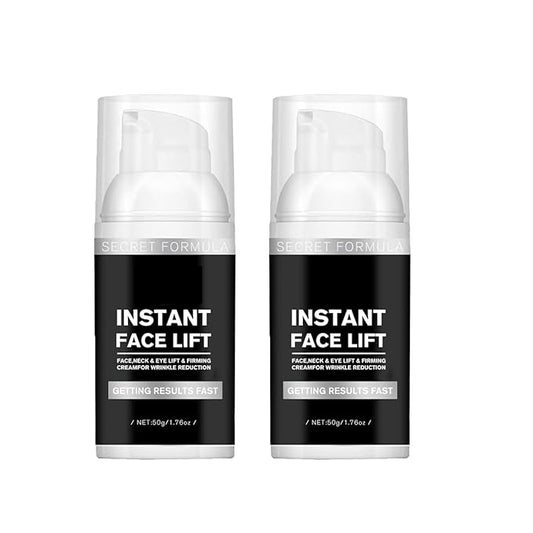 Instant Face Lift Cream - 2PCS Under Eye Bags and Wrinkles Eye Cream for Firming Delicate Eye Skin. Wrinkle Eye Cream for Puffiness and Bags Under Eyes