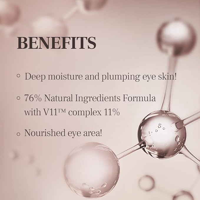 Miracle Youth Eye Cream Retinol 0.1% for beginners 76% Natural Ingredients, Shea Butter Squalane Depuff Eye Area Korean Skincare (0.85 fl oz/25ml)