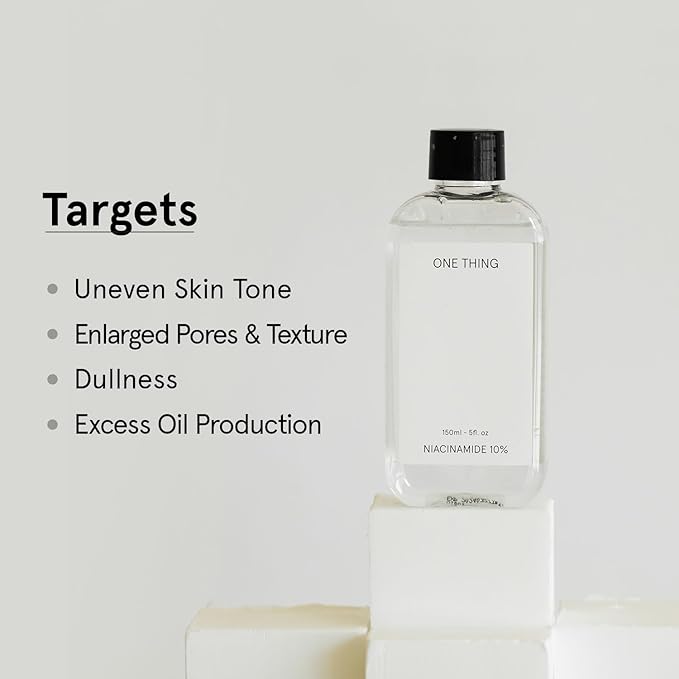 ONE THING Niacinamide 10% Toner 5.07 Fl Oz | Vitamin B3 Hydrating Revitalizing Soothing Facial Daily Essence Dull, Oily Skin | Discoloration, Redness, Acne Scars Relief, Uneven Tone | Korean Skin Care