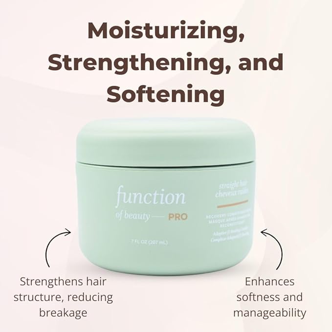 Function of Beauty PRO Custom Recovery Conditioner Mask for Straight, Damaged Hair