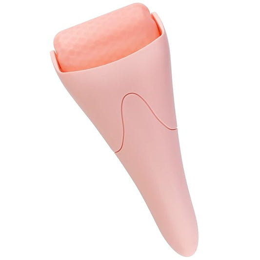 Ice Roller for Face,Eyes,Women Gifts Idea,Therapeutic Cooling to Tighten Brighten Complexion and Reduce Wrinkles,Massager Under Eye Puffiness,Migraine and Pain Relidf (Pink)