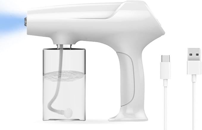 Barber Nano Spray，Cordless Portable Water Sprayer, USB-C Rechargeable for Barber, Salon, Home