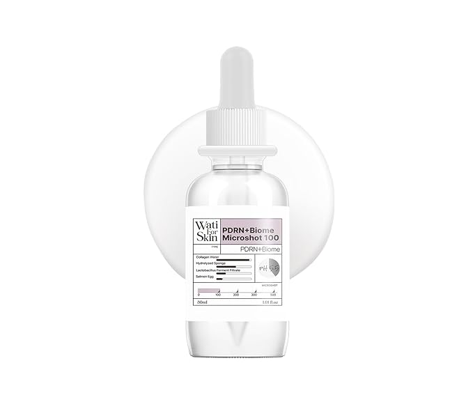PDRN + BIOME Microshot 100 Serum, Intensive Glow Essence, Microneedling, PDRN, Biome, Spicule, Hydrating, Moisturizing, Firming, Fine Lines, Korean Skincare 1.01 fl. Oz.(30ml)
