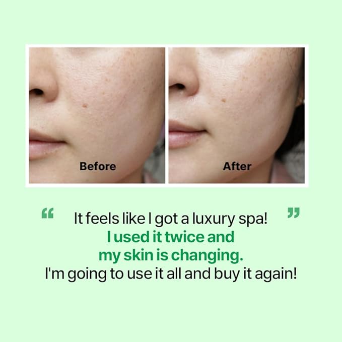 Cica Calming Authentic Glow Sheet Mask - Skin Soothing for Sensitive Blemish Troubled skin, Heartleaf, centella asiatica extract, hydration, skin barrier, Korean skincare, 10 sheets/0.7 oz