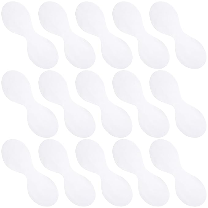 50 Sheets Disposable Eye Masks Non Woven, Cotton Paper Facial Eye Covers, DIY Clear Spa Cosmetic Paper Sheets for Skincare Wrap Moisture Retention