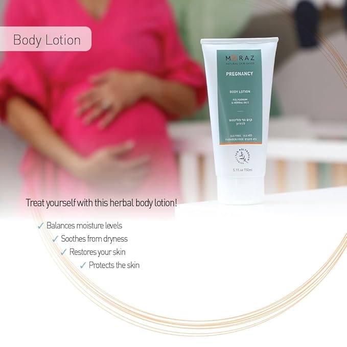 Moraz Pregnancy Body Lotion 5.1 oz | Rich in Herbal Extracts & Natural Oils