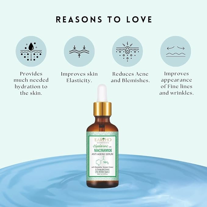 Ayurvedic Hyaluronic with Niacinamide Anti Ageing Serum 30 ML