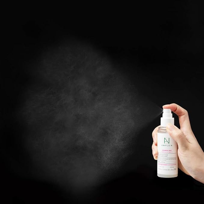 CORÉANA AMPLE:N Ceramide Shot Ampoule Mist - Hydrating Face Spray to Strengthen Skin Barrier – Moisturizing and Skin Repairing Face Ampoule Mist to Restore Vitality, 2.7 fl.oz.