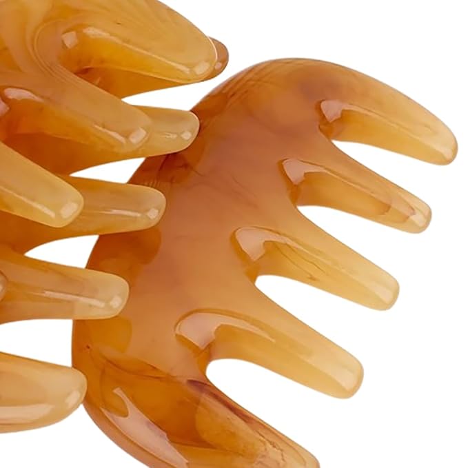 3PCS Wide Tooth Scalp Massage Comb, Body Meridian Comb,Resin Scalp Meridian Massage Combs, Wide Tooth Massage Comb, Handheld Scalp Massage Comb, for Scalp Care