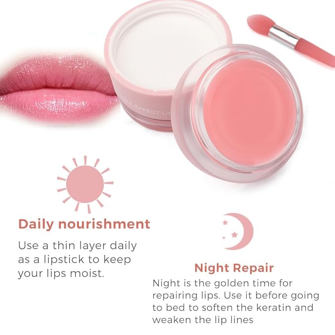 DOUBLE-EFFECT Lip Sleep Mask, Lip Mask+Lip Scrub Intensive, Lip Primer, Lip Sleeping Mask, Lip repair treatment, Lip Repair Balm