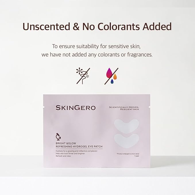 BRIGHT & GLOW REFRESHING HYDROGEL EYE PATCH (1 pair)