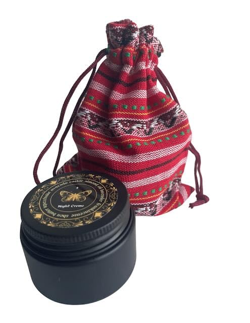 Tepezcohuite Face and Body Night Crème Organic Vegan Hydrating Anti Aging Skin Conditioner - 1 oz