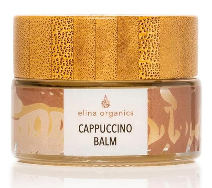 Cappuccino Balm | Multi-Purpose Hydration Booster, Lip Balm, Hydrate & Nourish Lips, Coffee Bean, Shea Butter, Vitamin E, All-Natural, Non-Toxic, Cruelty-Free | 1oz, 30mL