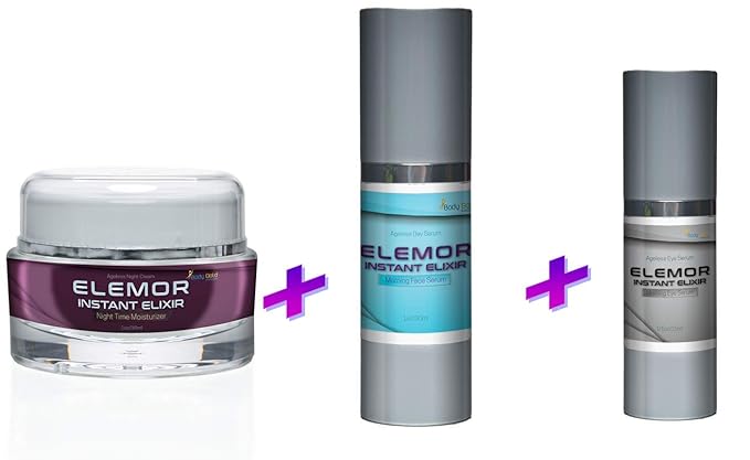 Elemor - Instant Elixir - Night Cream - Help treat and protect your skin while you sleep - Anti Aging moisturizer delivers powerful actives while moisturizing the skin with advanced ingredients