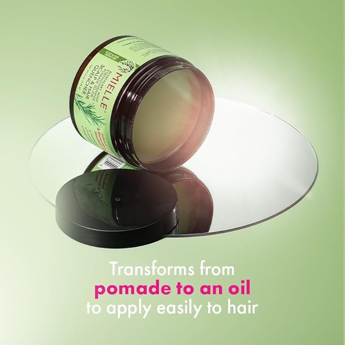 Mielle Organics Rosemary Mint Strengthening Pomade-To-Oil Scalp & Hair Quencher, Nourishes, Conditions & Add Shine, 5 Ounces