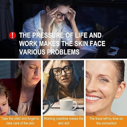 2PCS Vitamin C Facial Serum Essence, Hydration, Skin Moisturized, Vitamin C Serum, Anti Aging & Wrinkle Facial Serum（30ml / 1.01oz）