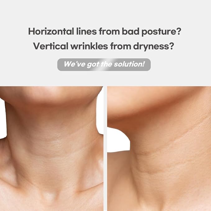 Avajar Rejuvenating Neck Wrinkle Control Mask (5P) – Advanced K-Beauty Wrinkle & Fine Lines Patches with Collagen and PDRN, Anti-Aging Tightening Korean Skincare Neck Cream for Smoother, Firmer Skin