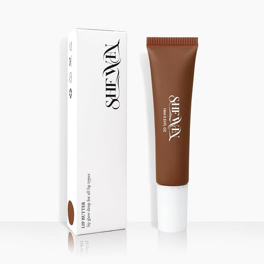 Tinted Lip Butter Balm - Vegan Lip Balm for Instant Moisture, Shine & Hydration - Sheer-Tinted, Soothing Skincare (Vanilla)
