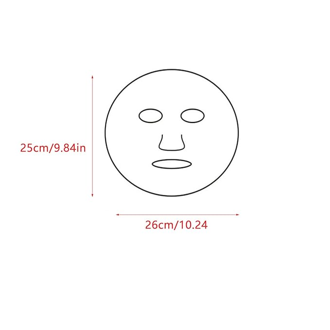 400 Pack Plastic Facial Mask Disposable Sheet Mask Wrap Face Moisturizer Mask DIY Forehead Wrinkle Patches for Clay Face Creams Mud Mask Collagen Moisturizing Cream Night Lotion Absorbing