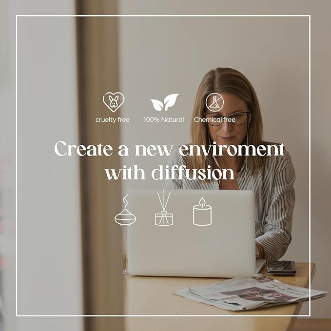 White Naturals Rejuvenating Essential Oil Blend – Energizing Aromatherapy Oil for Skin and Mind, 100% Pure & Natural Essential Oils for Relaxation, Focus & Mood Boost, 1oz