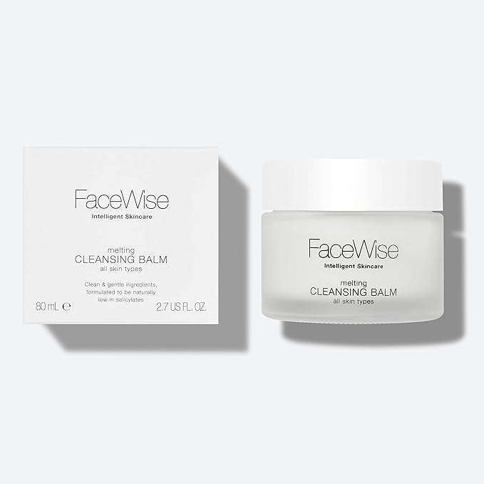 Melting Cleansing Balm, Gentle Cleansing Balm Makeup Remover with Sweet Almond Oil, Body Heat Reactive Makeup Melting Balm for All Skin Types, Salicylate-Free Fragrance 80ml